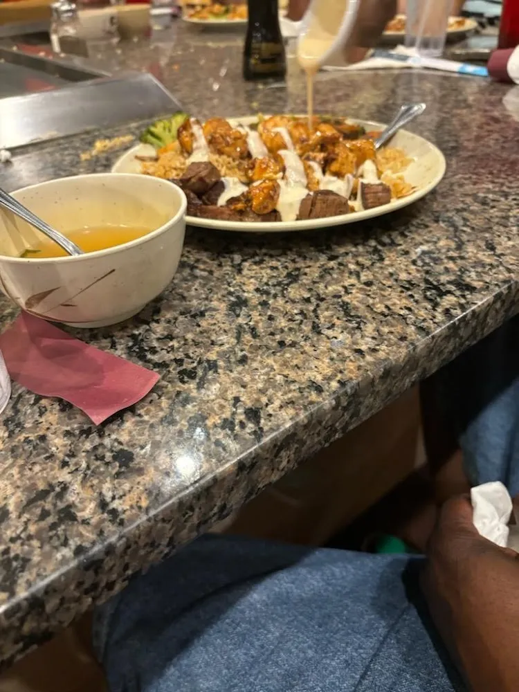 Chicken Shrimp and Filet Mignon Combo