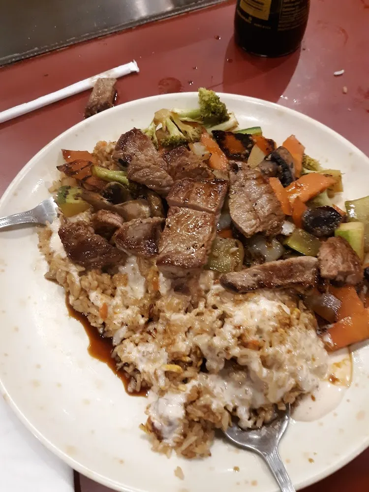 Steak & Veggies on Rice